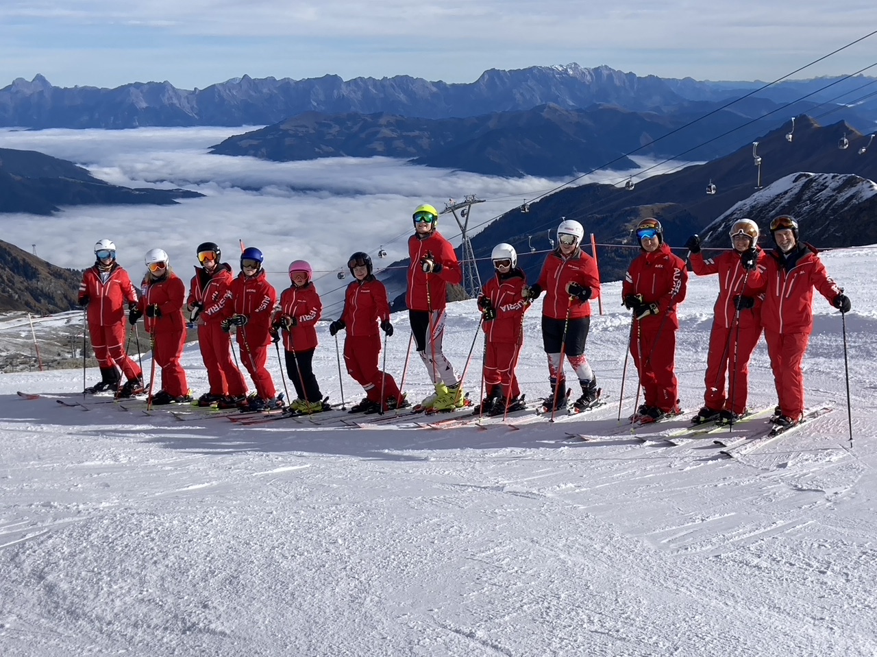 Foto Skikader auf der Piste